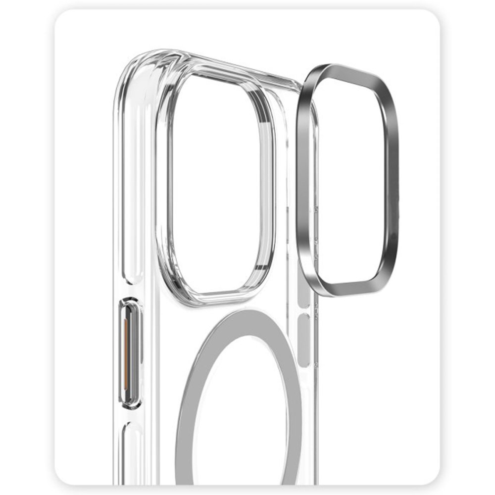 Joko iPhone 15 Pro Kılıf Crystal Magsafe Kapak - Şeffaf