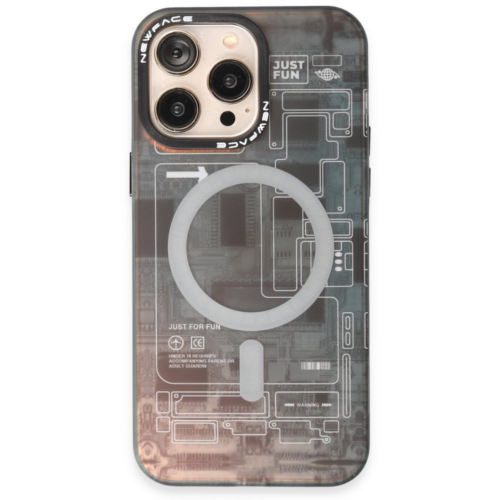  iPhone 14 Pro Max Kılıf Venüs Magneticsafe Desenli Kapak - Venüs - 4