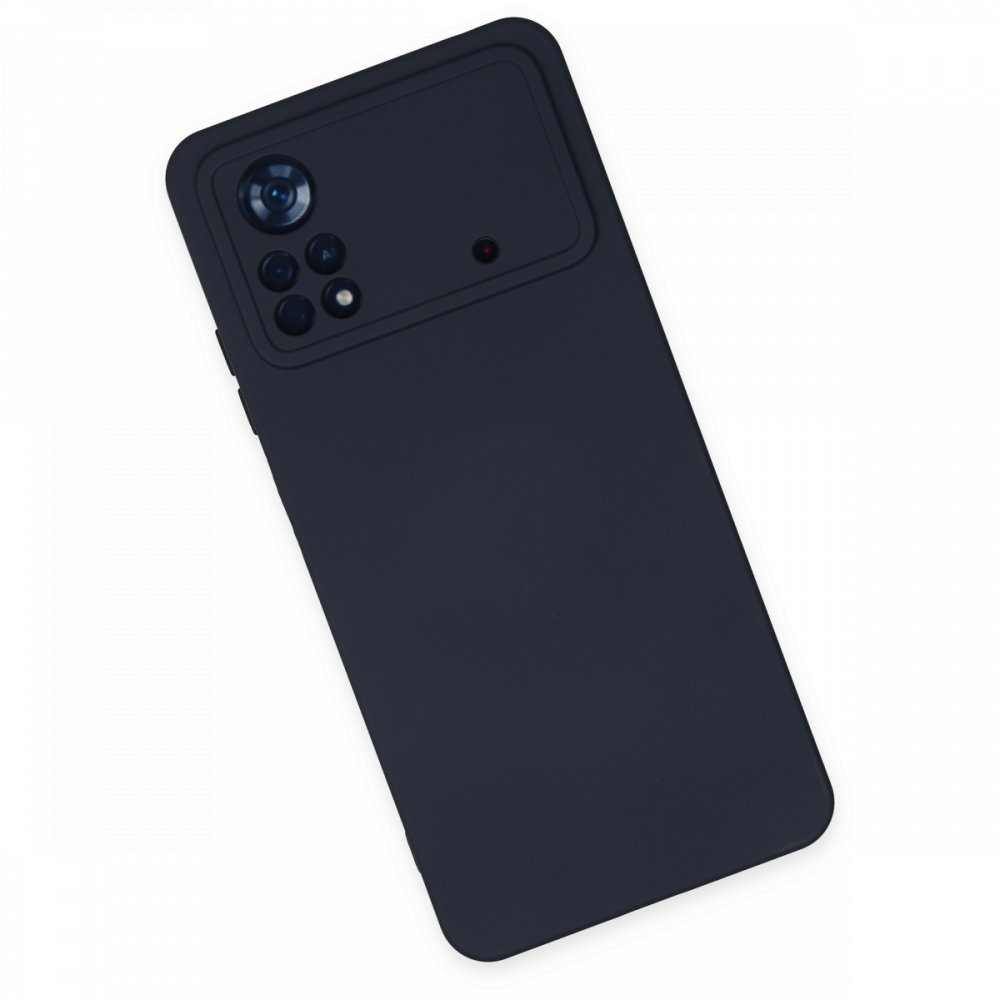  Xiaomi Poco X4 Pro 5G Kılıf Nano içi Kadife Silikon - Lacivert