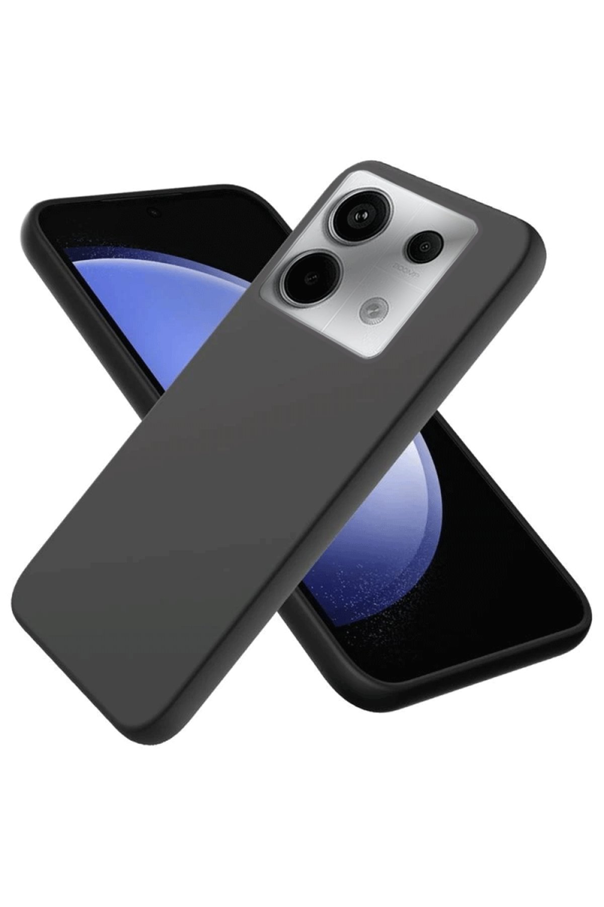 Xiaomi Poco M6 Pro 4G Kılıf First Silikon - Siyah Xiaomi Poco M6 Pro 4G Kılıf First Silikon - Siyah