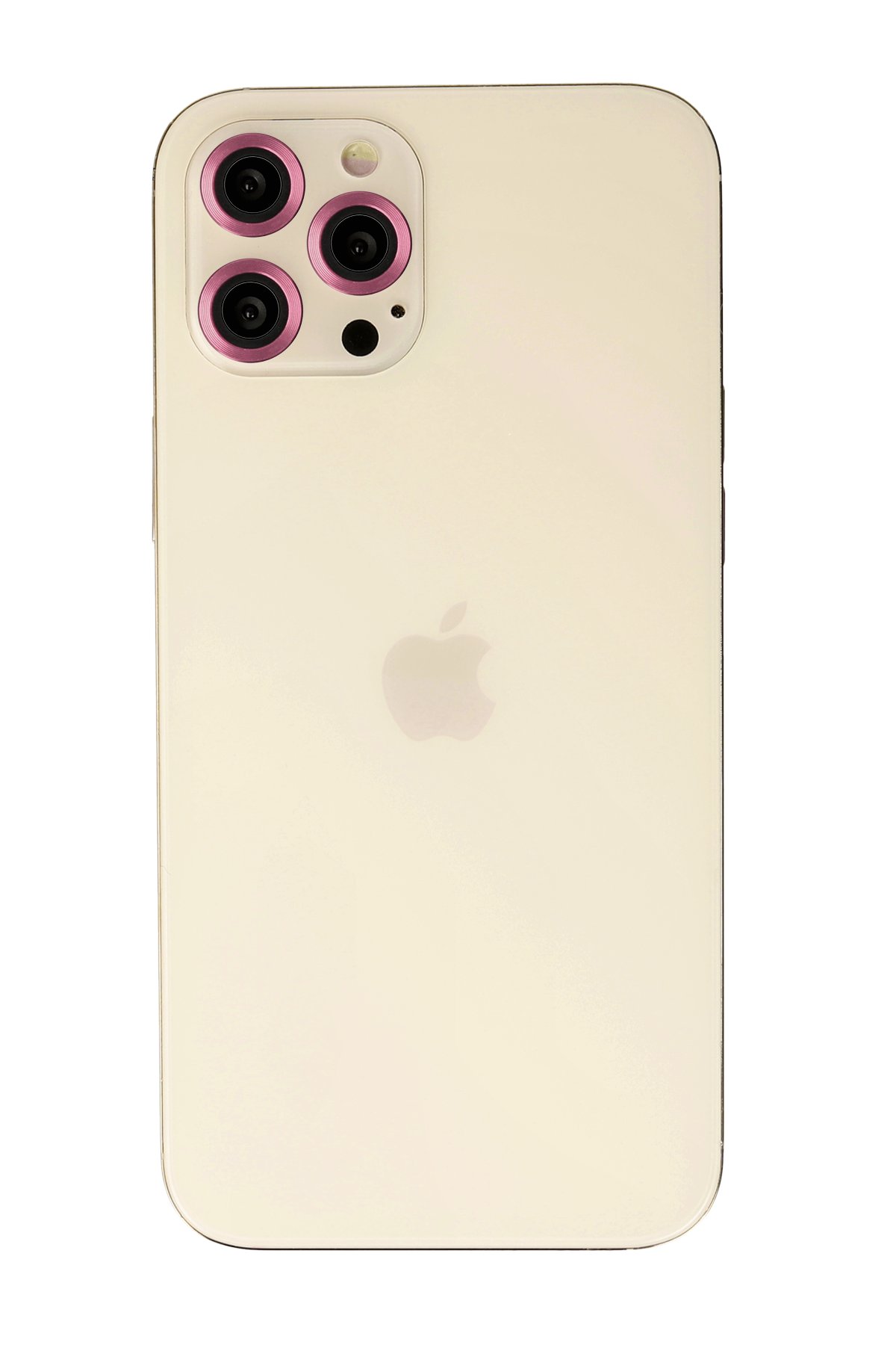  iPhone 12 Pro Max Metal Kamera Lens - Pembe
