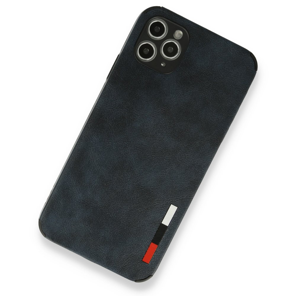 iPhone 11 Pro Kılıf Loop Deri Silikon - Lacivert iPhone 11 Pro Kılıf Loop Deri Silikon - Lacivert