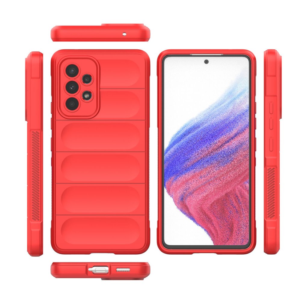  Samsung Galaxy A73 5G Kılıf Optimum Silikon - Kırmızı