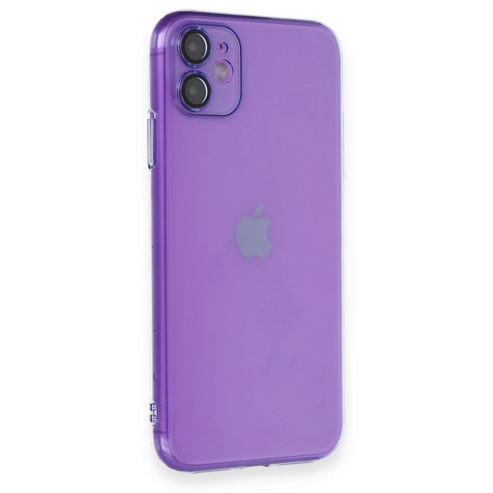  iPhone 11 Kılıf Armada Lensli Kapak - Lila