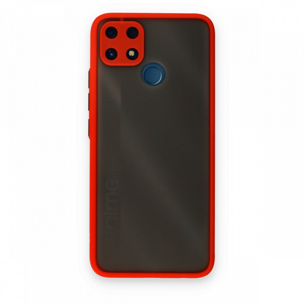  Realme C25s Kılıf Montreal Silikon Kapak - Kırmızı