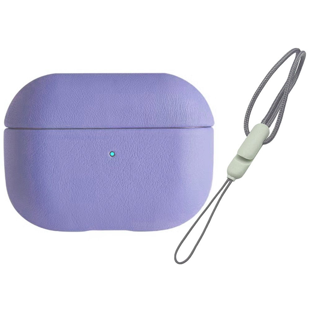 Airpods Pro 2 (2.nesil) 405 Deri Kılıf - Lila Airpods Pro 2 (2.nesil) 405 Deri Kılıf - Lila