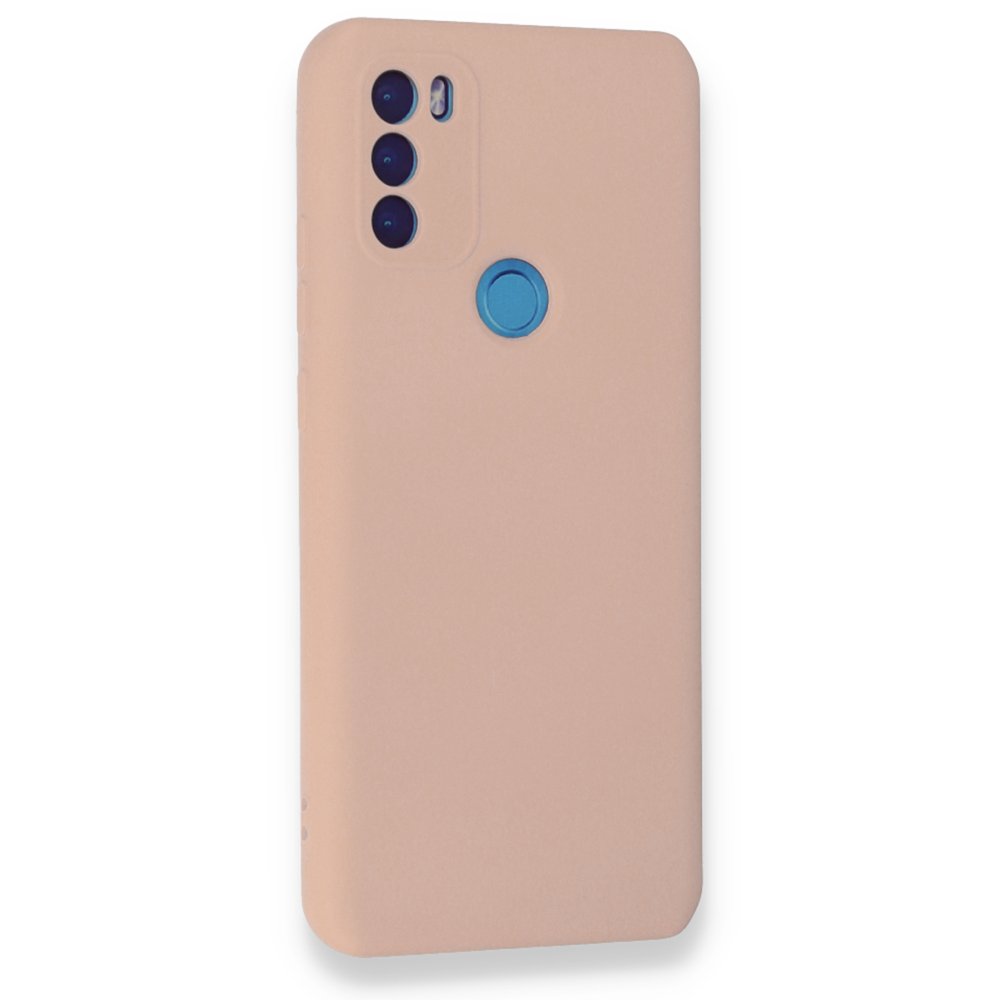  General Mobile GM 21 Plus Kılıf Nano içi Kadife Silikon - Pudra