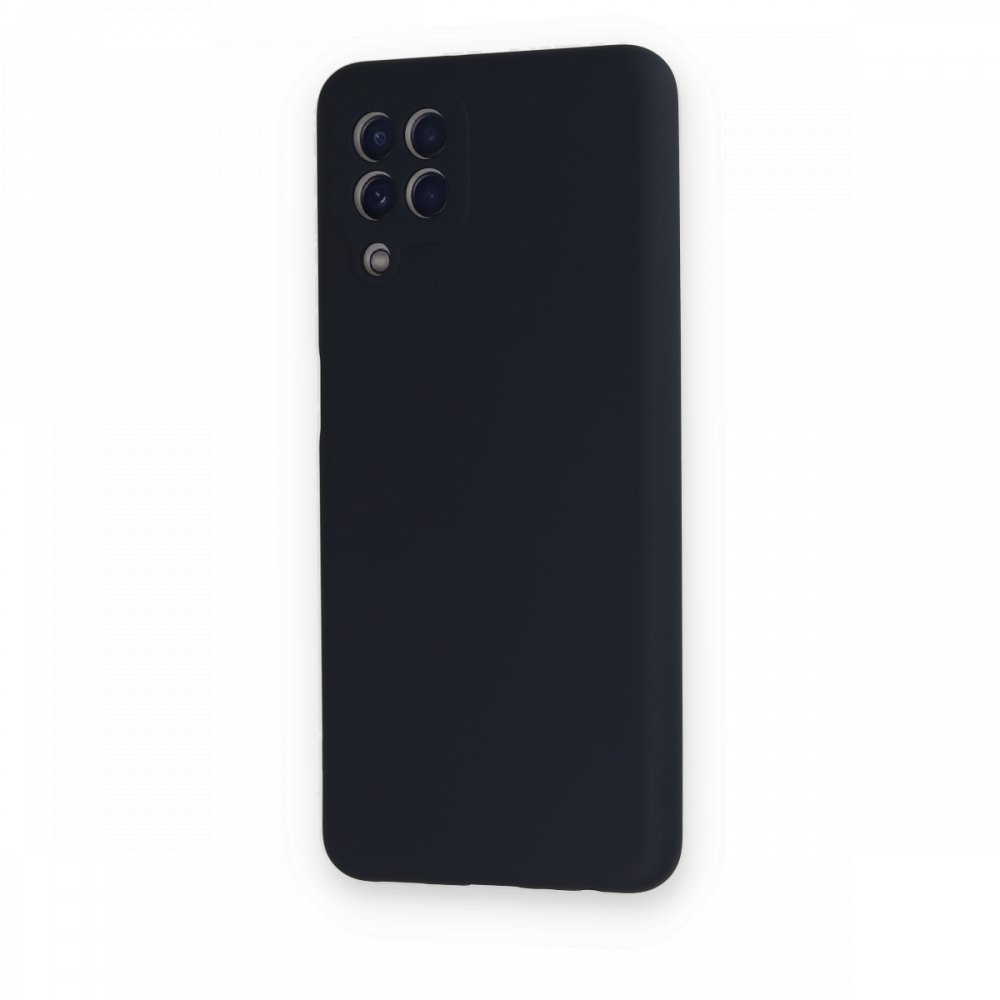  Samsung Galaxy M32 Kılıf Nano içi Kadife Silikon - Lacivert