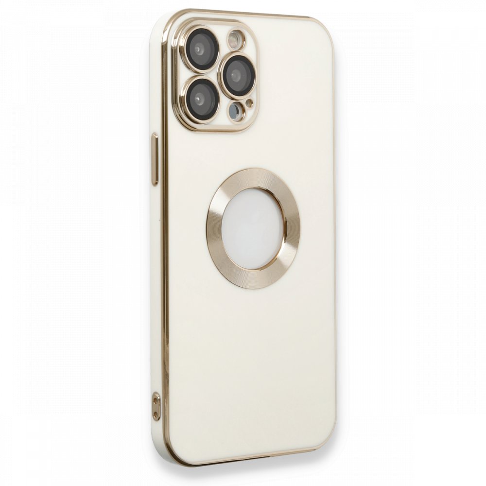  iPhone 13 Pro Kılıf Store Silikon - Beyaz