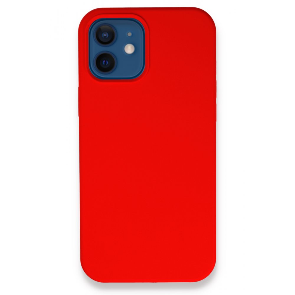  iPhone 12 Kılıf Lansman Legant Silikon - Kırmızı