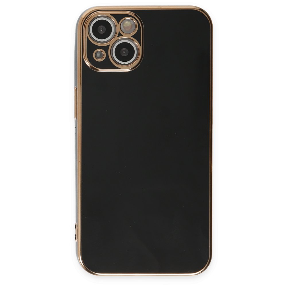  iPhone 14 Plus Kılıf Volet Silikon - Siyah