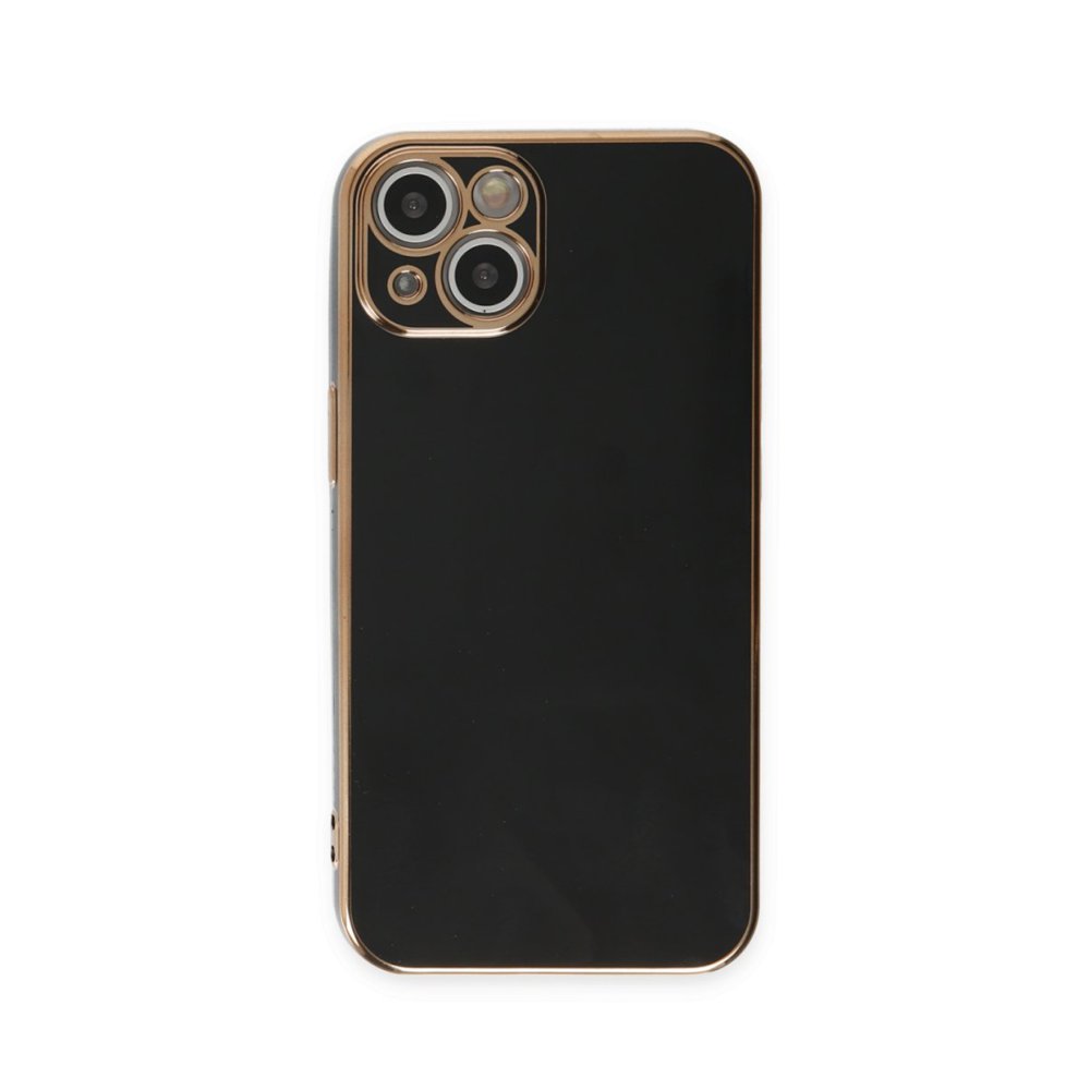  iPhone 15 Kılıf Volet Silikon - Siyah
