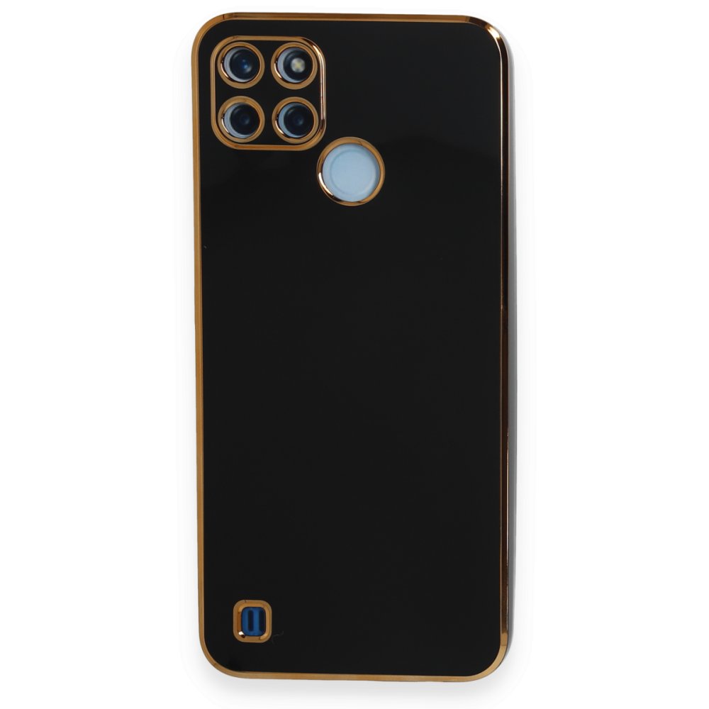  Realme C21Y Kılıf Volet Silikon - Siyah