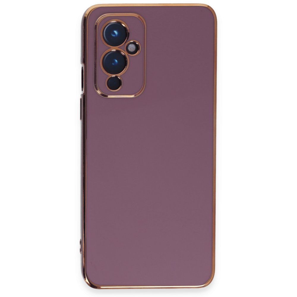  One Plus 9 Kılıf Volet Silikon - Mor