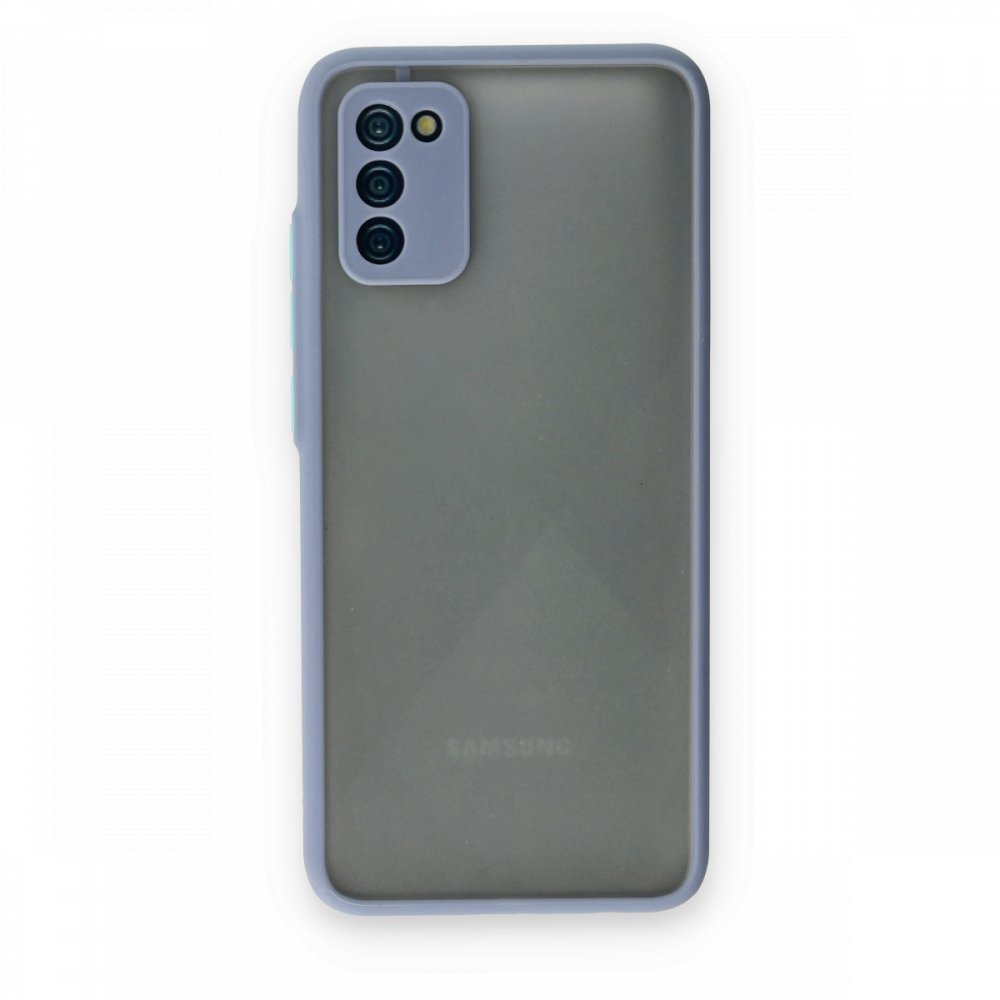  Samsung Galaxy A02S Kılıf Montreal Silikon Kapak - Gri