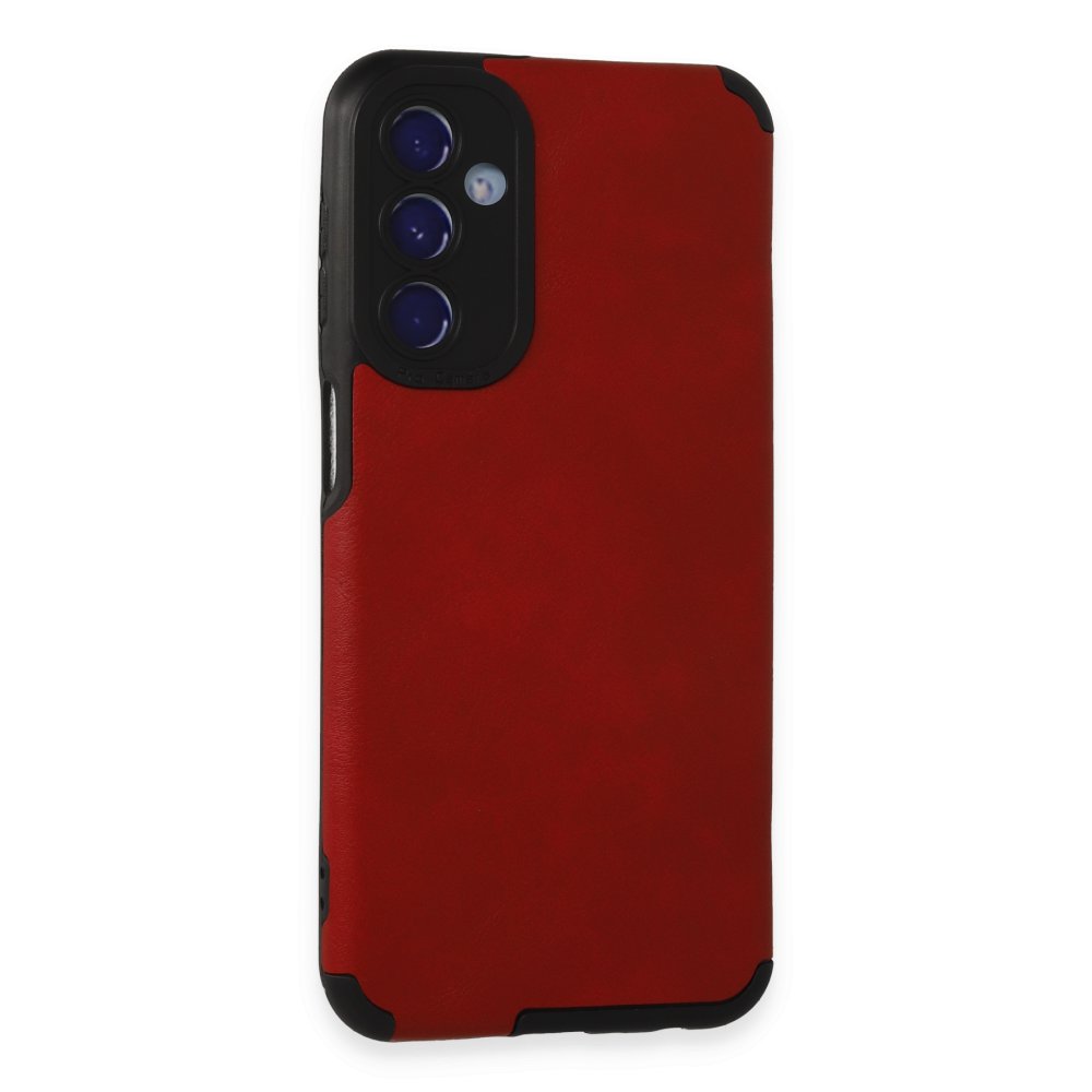  Samsung Galaxy M34 5G Kılıf Loop Deri Silikon - Kırmızı