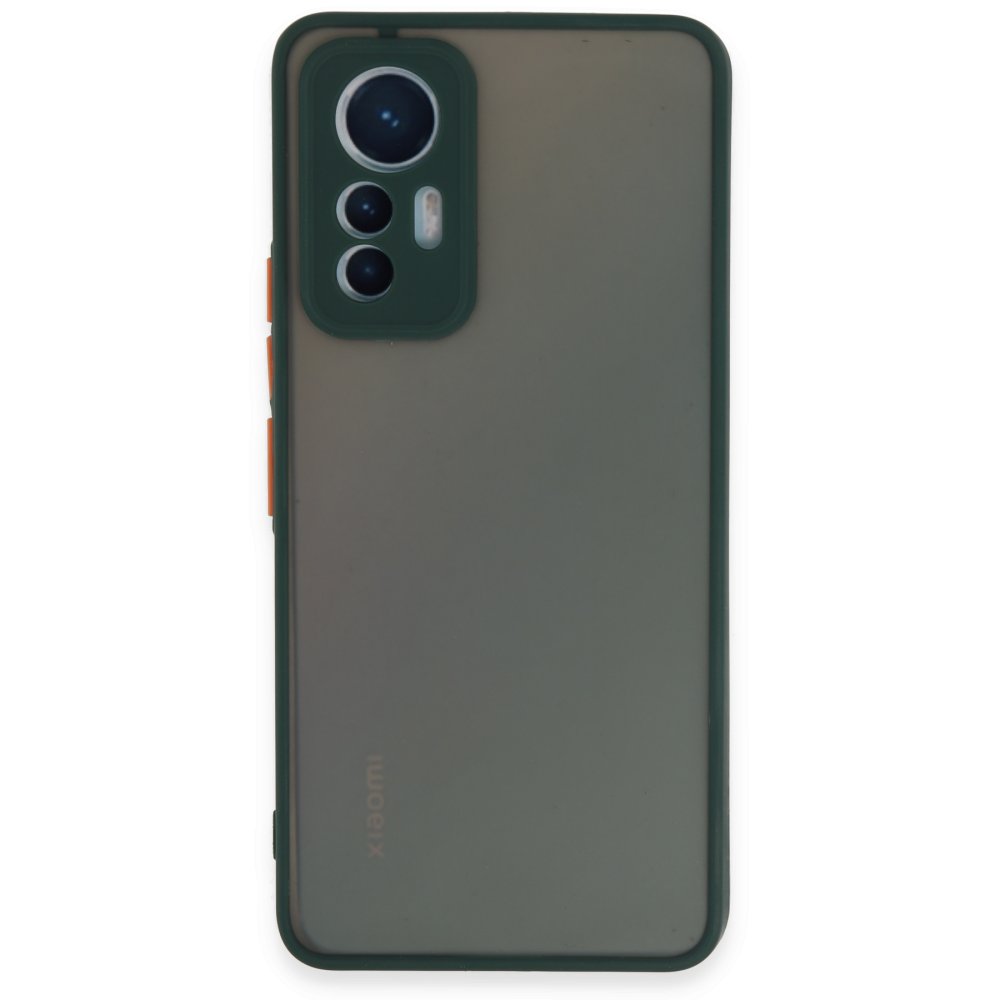  Xiaomi Mi 12 Lite Kılıf Montreal Silikon Kapak - Yeşil