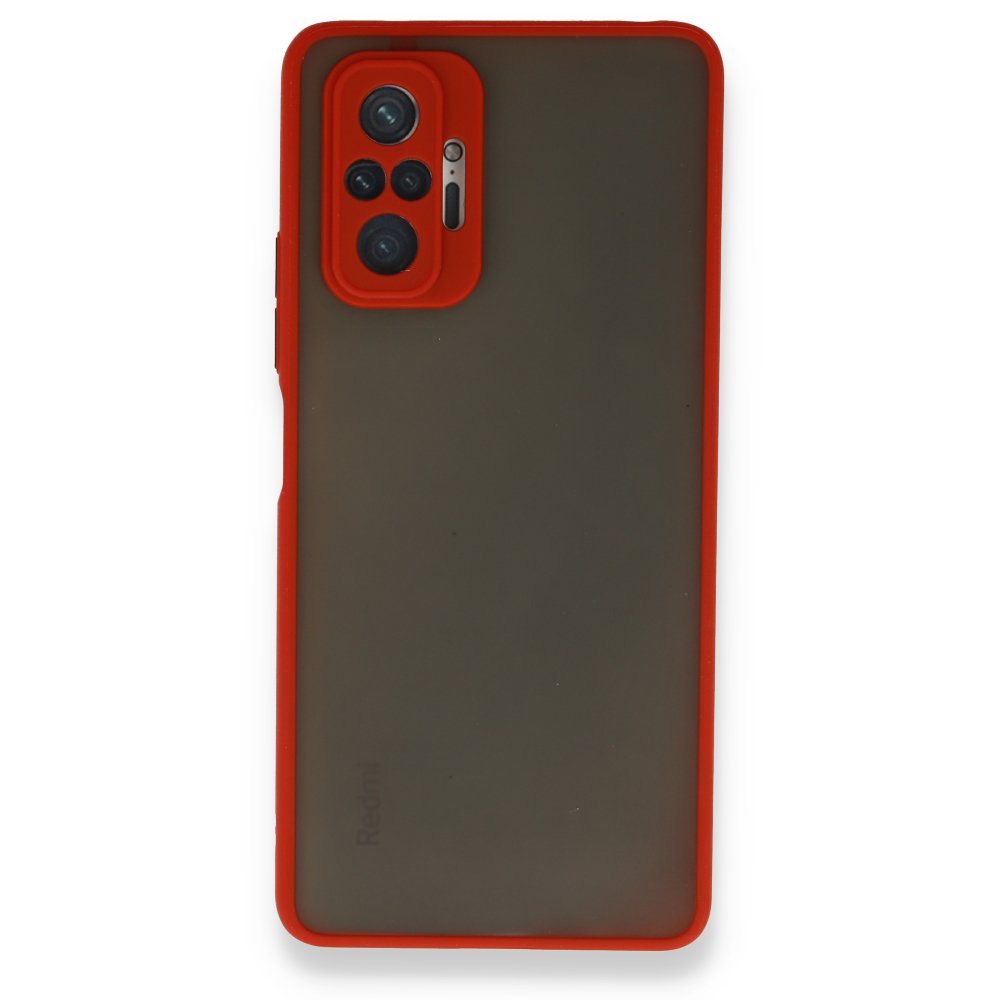 Redmi Note 10 Pro Kılıf Montreal Silikon Kapak - Kırmızı