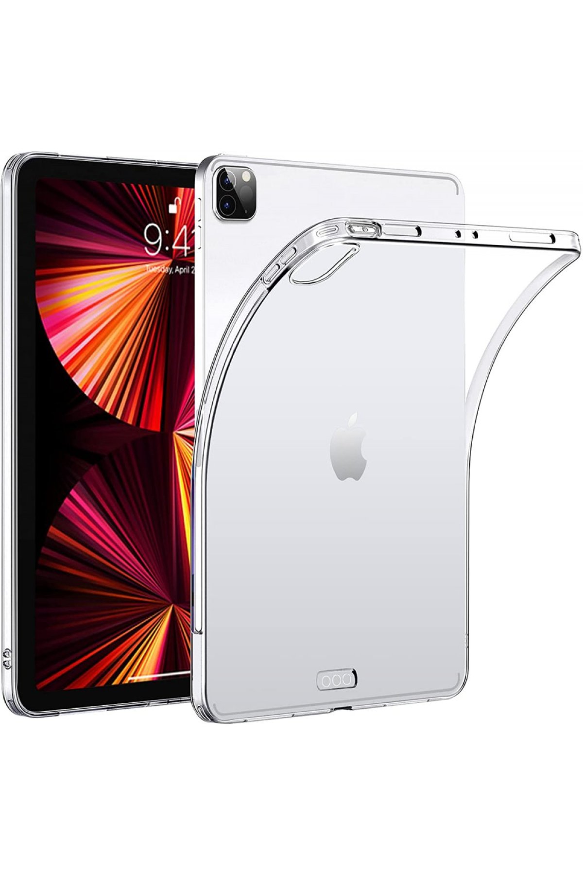 iPad Pro 11 (2021) Kılıf Tablet Şeffaf Silikon - Şeffaf iPad Pro 11 (2021) Kılıf Tablet Şeffaf Silikon - Şeffaf