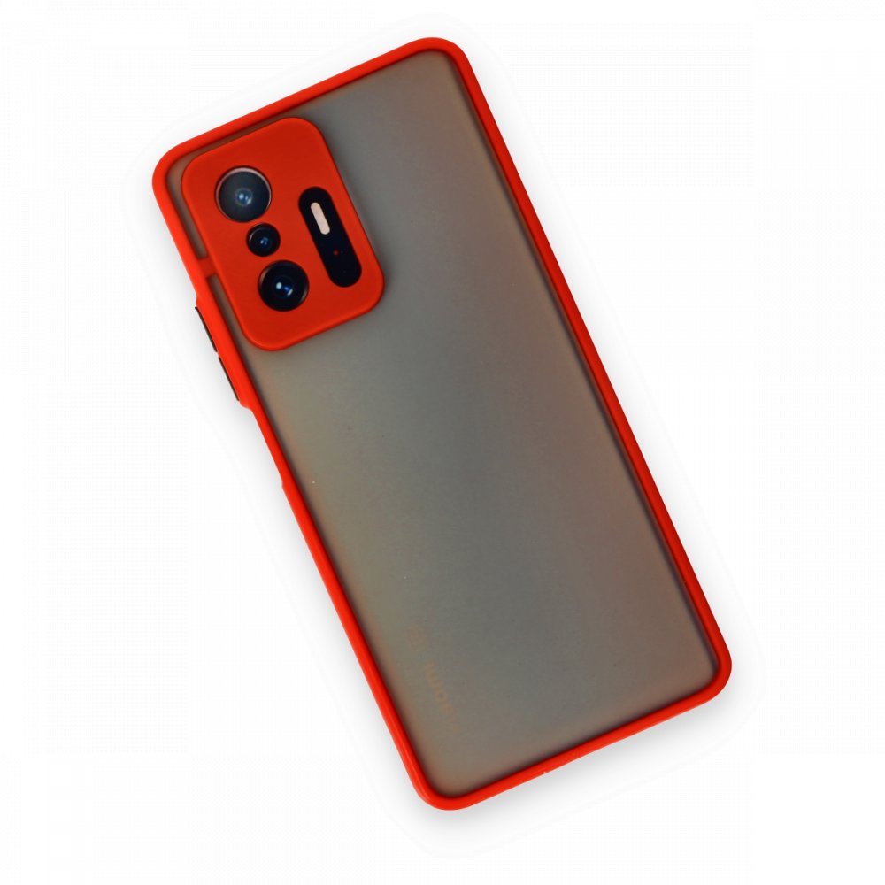  Xiaomi Mi 11T Kılıf Montreal Silikon Kapak - Kırmızı