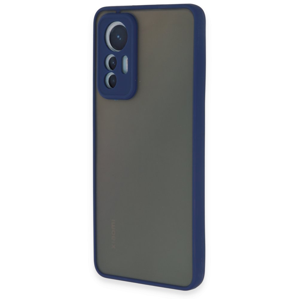 Xiaomi Mi 12 Lite Kılıf Montreal Silikon Kapak - Lacivert