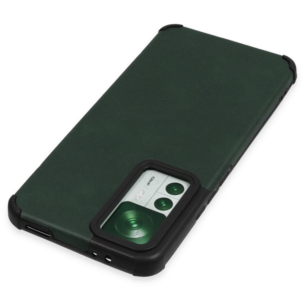 Xiaomi Mi 12T Pro Kılıf Loop Deri Silikon - Yeşil  Xiaomi Mi 12T Pro Kılıf Loop Deri Silikon - Yeşil