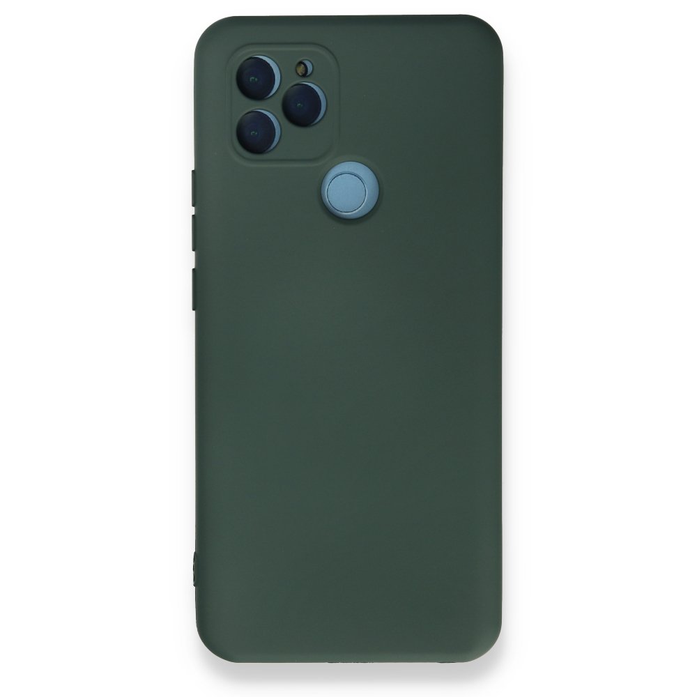 General Mobile GM 21 Kılıf Nano içi Kadife Silikon - Koyu Yeşil