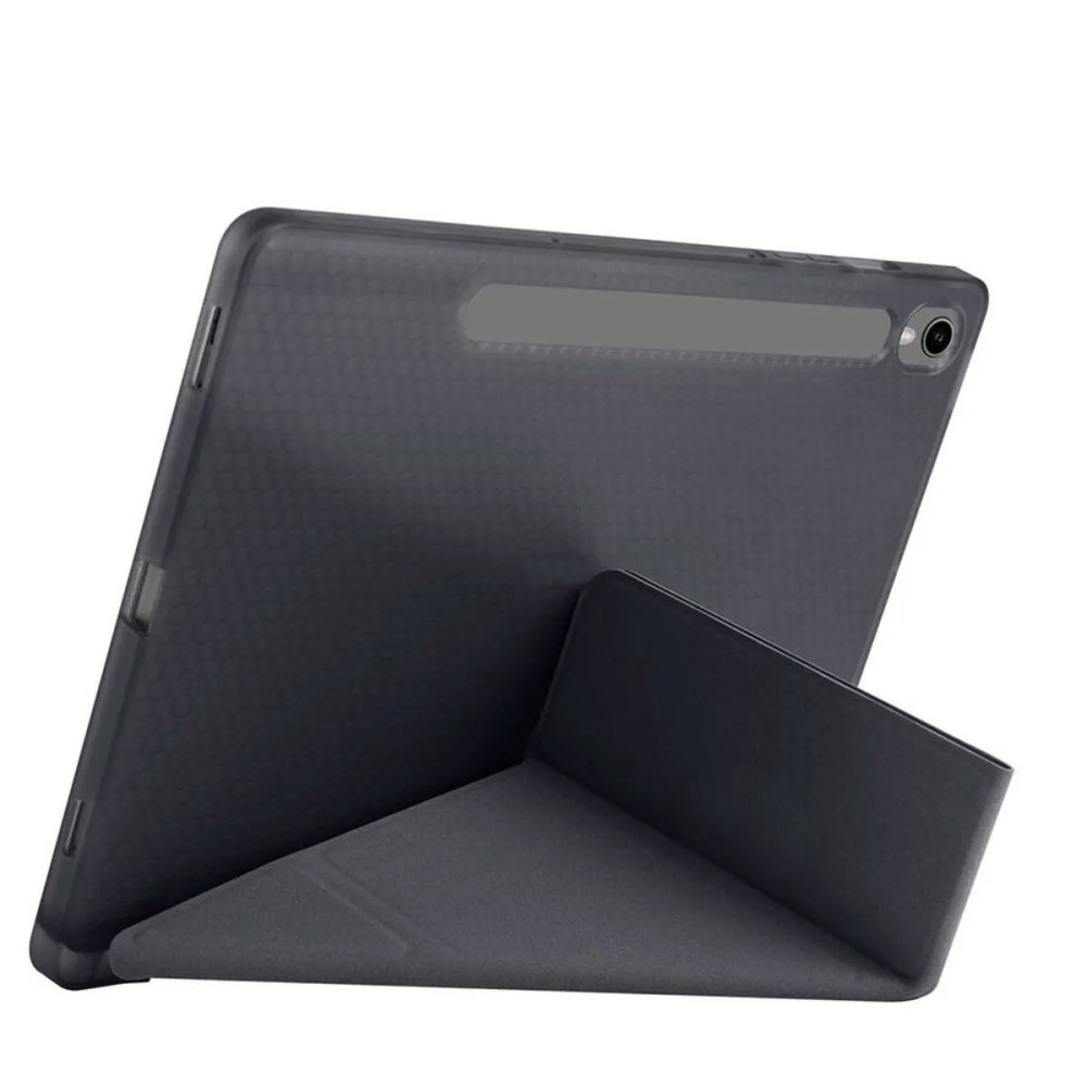  Samsung Galaxy X610 Tab S9 FE Plus 12.4 Kılıf Kalemlikli Hugo Tablet Kılıfı - Mor