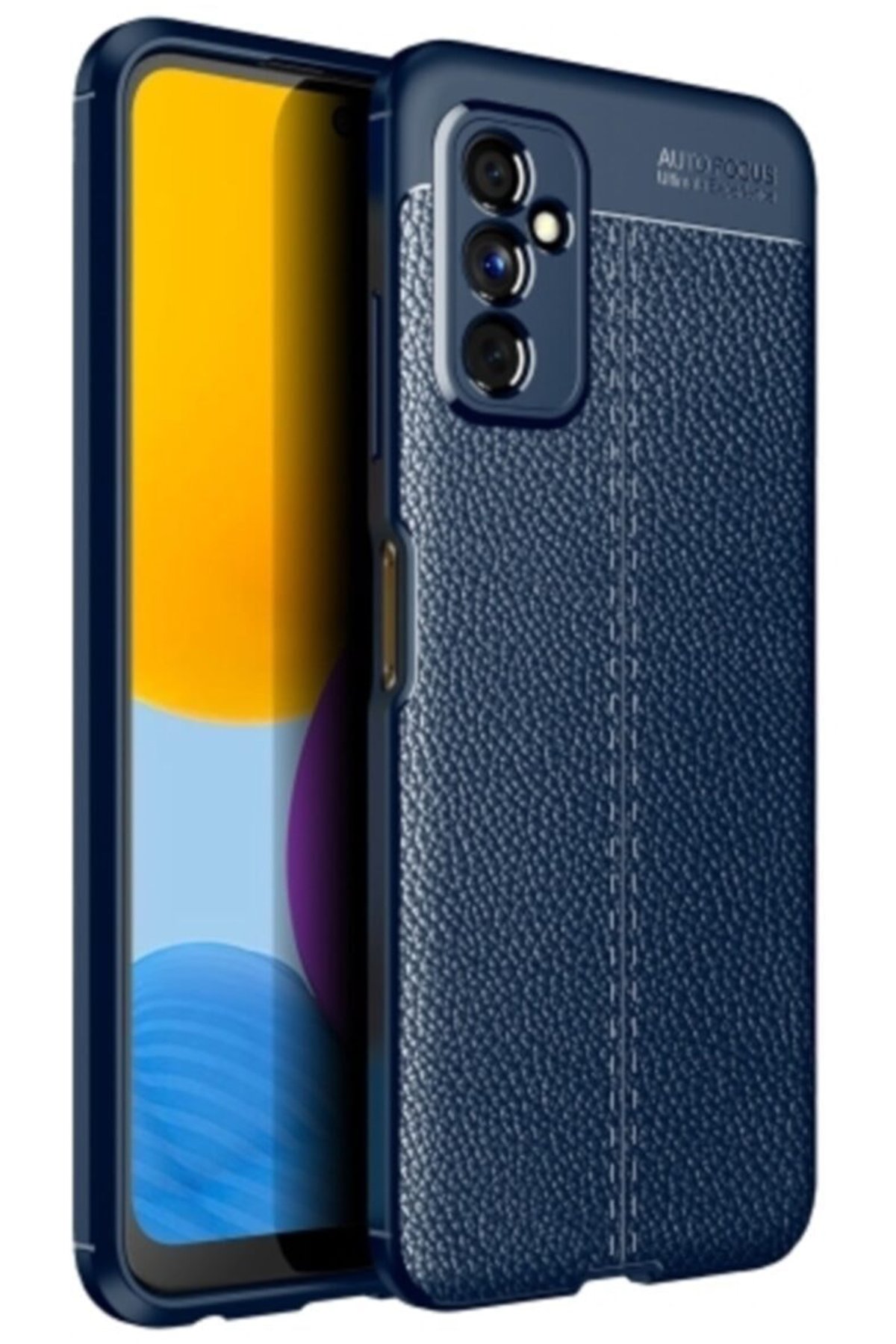  Samsung Galaxy M52 5G Kılıf Auto Focus Kapak - Lacivert