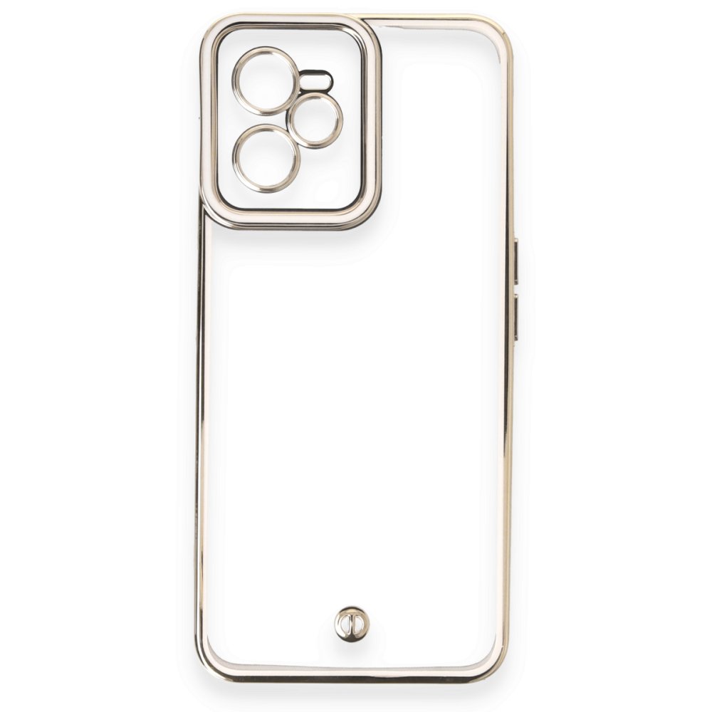  Realme C35 Kılıf Liva Lens Silikon - Beyaz