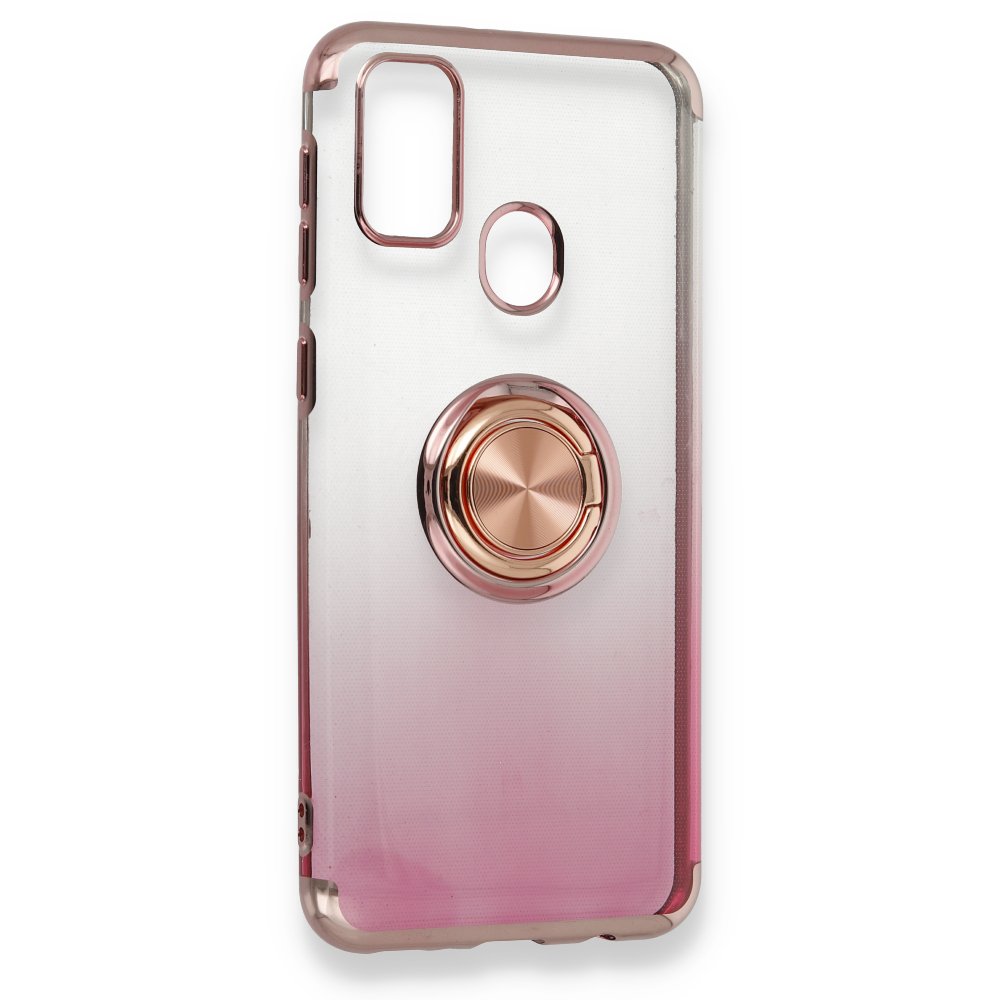  Samsung Galaxy M30S Kılıf Marvel Yüzüklü Silikon - Pembe