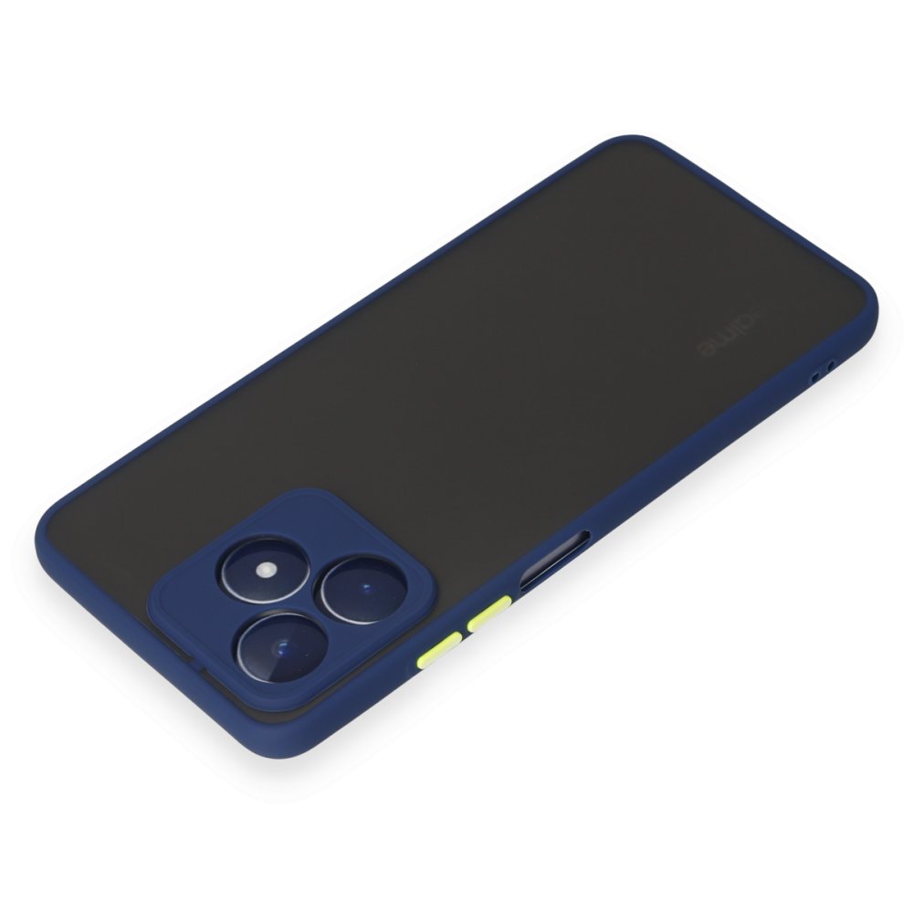Realme C53 Kılıf Montreal Silikon Kapak - Lacivert Realme C53 Kılıf Montreal Silikon Kapak - Lacivert
