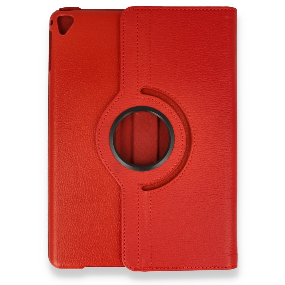 iPad 9.7 (2018) Kılıf 360 Tablet Deri Kılıf - Kırmızı iPad 9.7 (2018) Kılıf 360 Tablet Deri Kılıf - Kırmızı