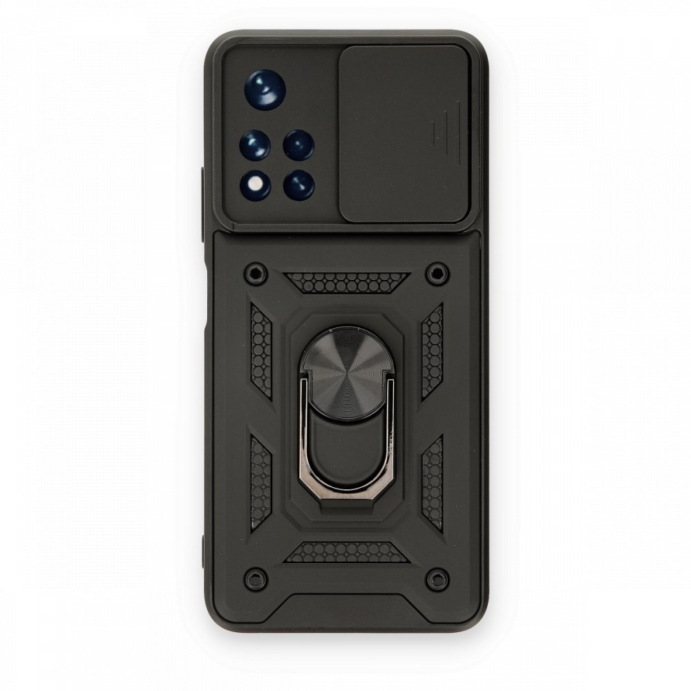 Redmi Note 11T Kılıf Pars Lens Yüzüklü Silikon - Siyah Redmi Note 11T Kılıf Pars Lens Yüzüklü Silikon - Siyah