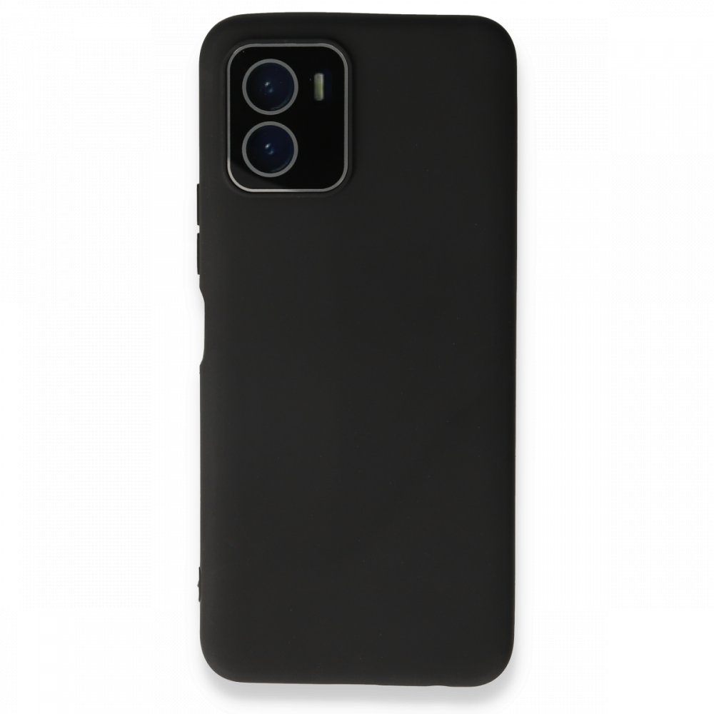  Vivo Y15S Kılıf Lansman Glass Kapak - Siyah