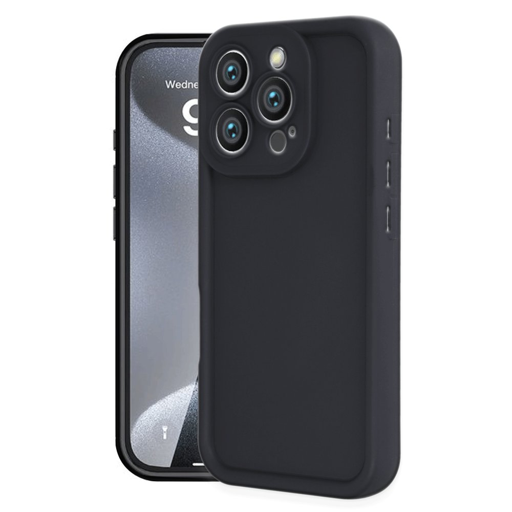  iPhone 16 Pro Max Kılıf Viera Silikon - Siyah