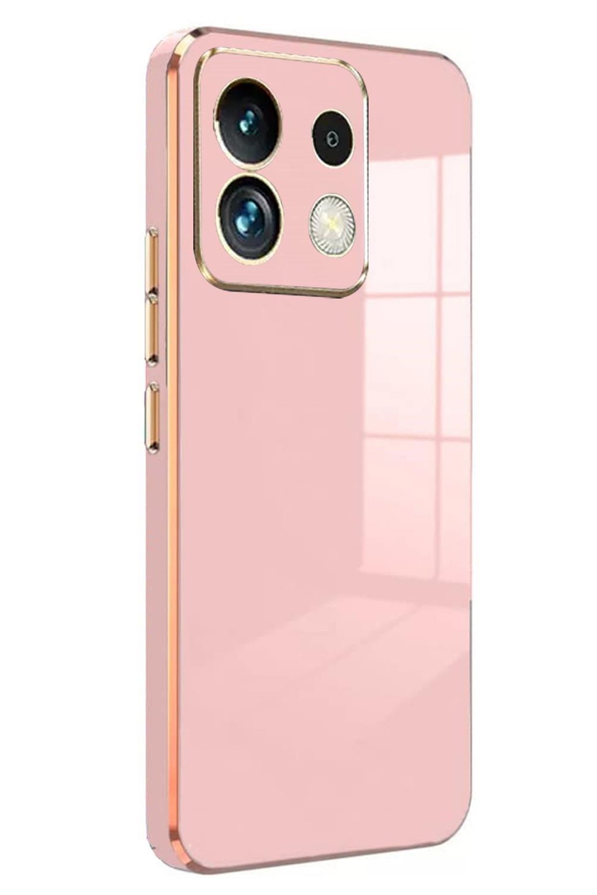  Xiaomi Poco M6 Pro 4G Kılıf Volet Silikon - Pembe