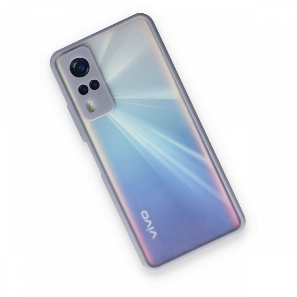  Vivo Y31 2021 Kılıf Montreal Silikon Kapak - Gri