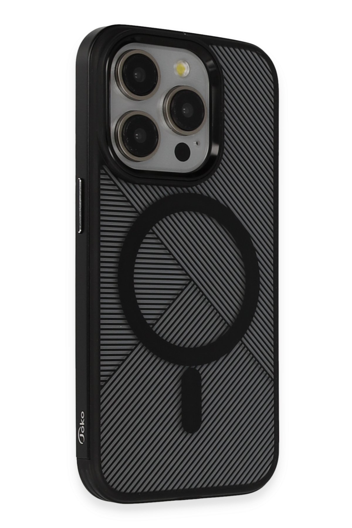 Joko iPhone 15 Pro Vito Magsafe Kapak - Siyah Joko iPhone 15 Pro Vito Magsafe Kapak - Siyah