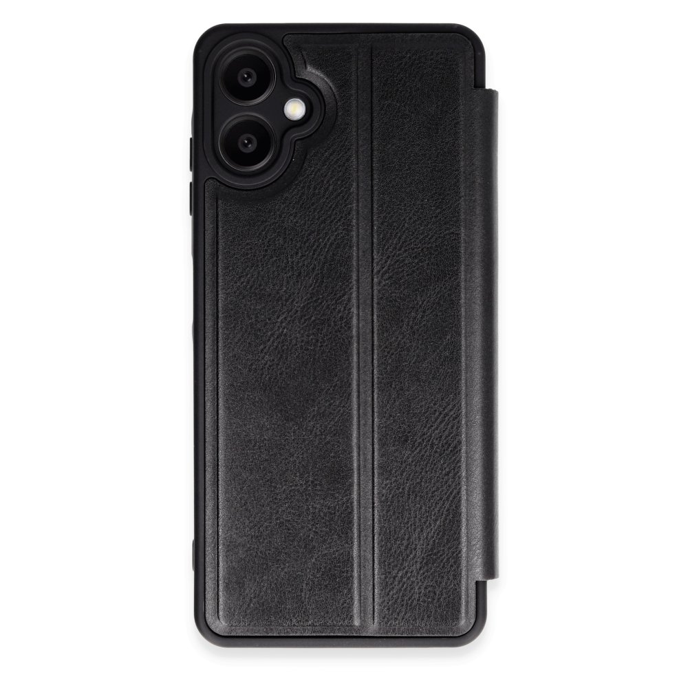  Samsung Galaxy A06 Kılıf Flip Cover - Siyah