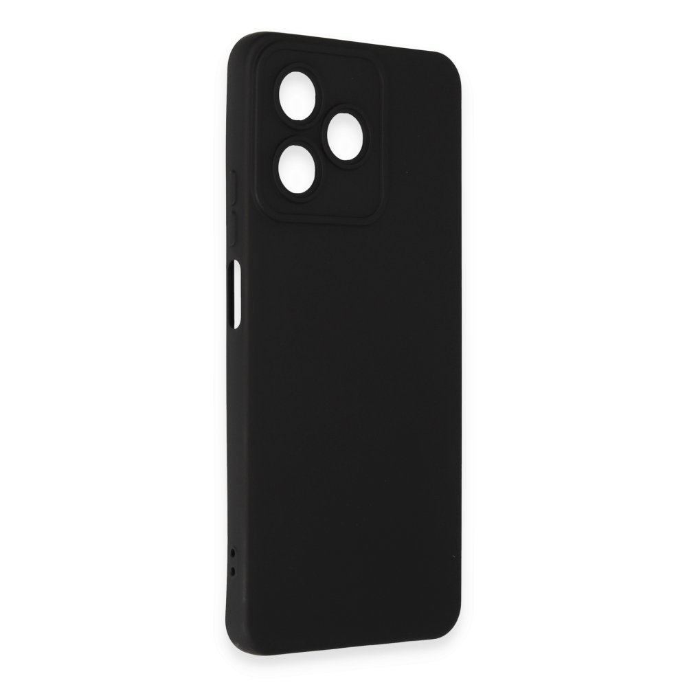 Realme C53 Kılıf Nano içi Kadife Silikon - Siyah Realme C53 Kılıf Nano içi Kadife Silikon - Siyah