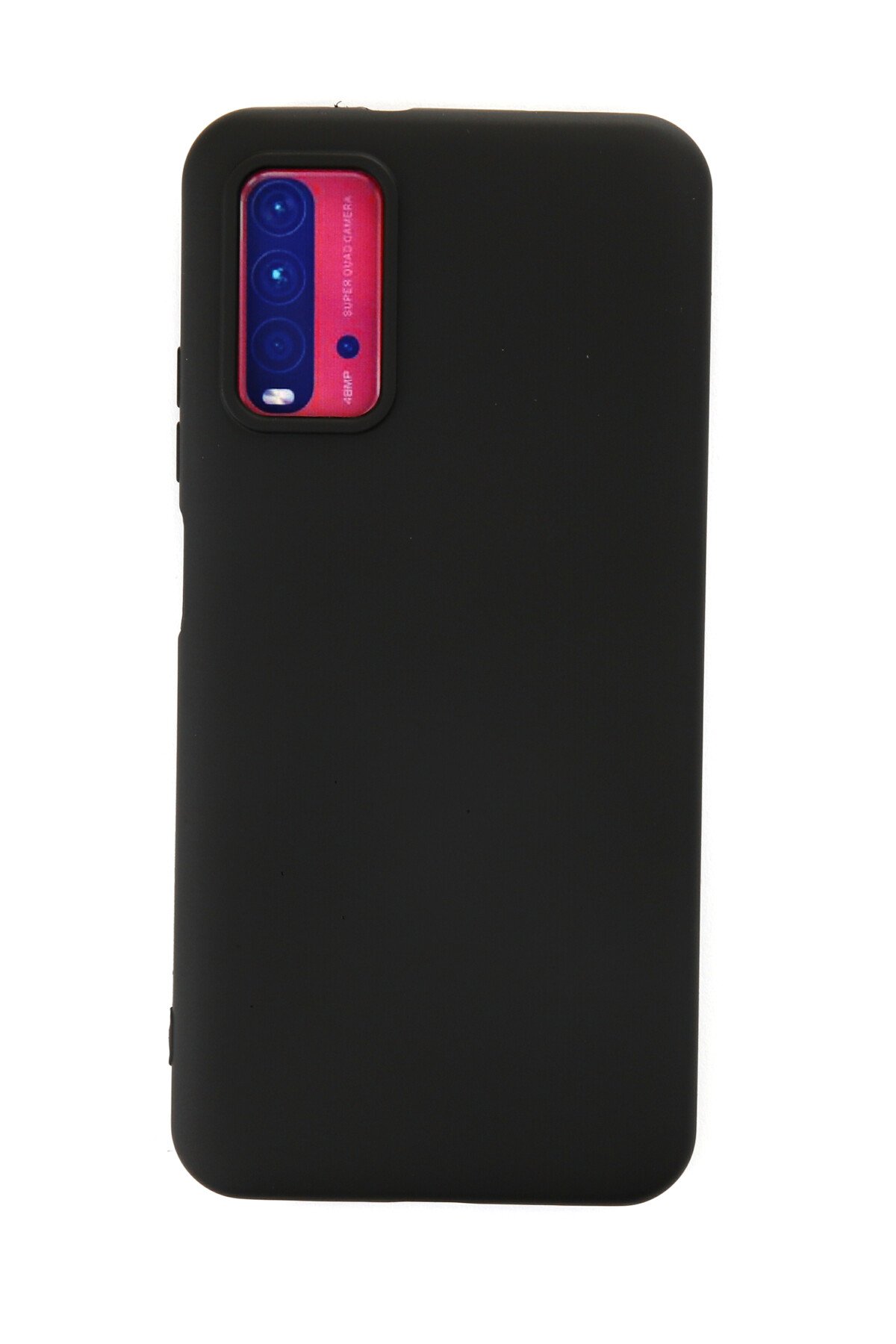 Redmi Note 9 4G Kılıf Nano içi Kadife Silikon - Siyah