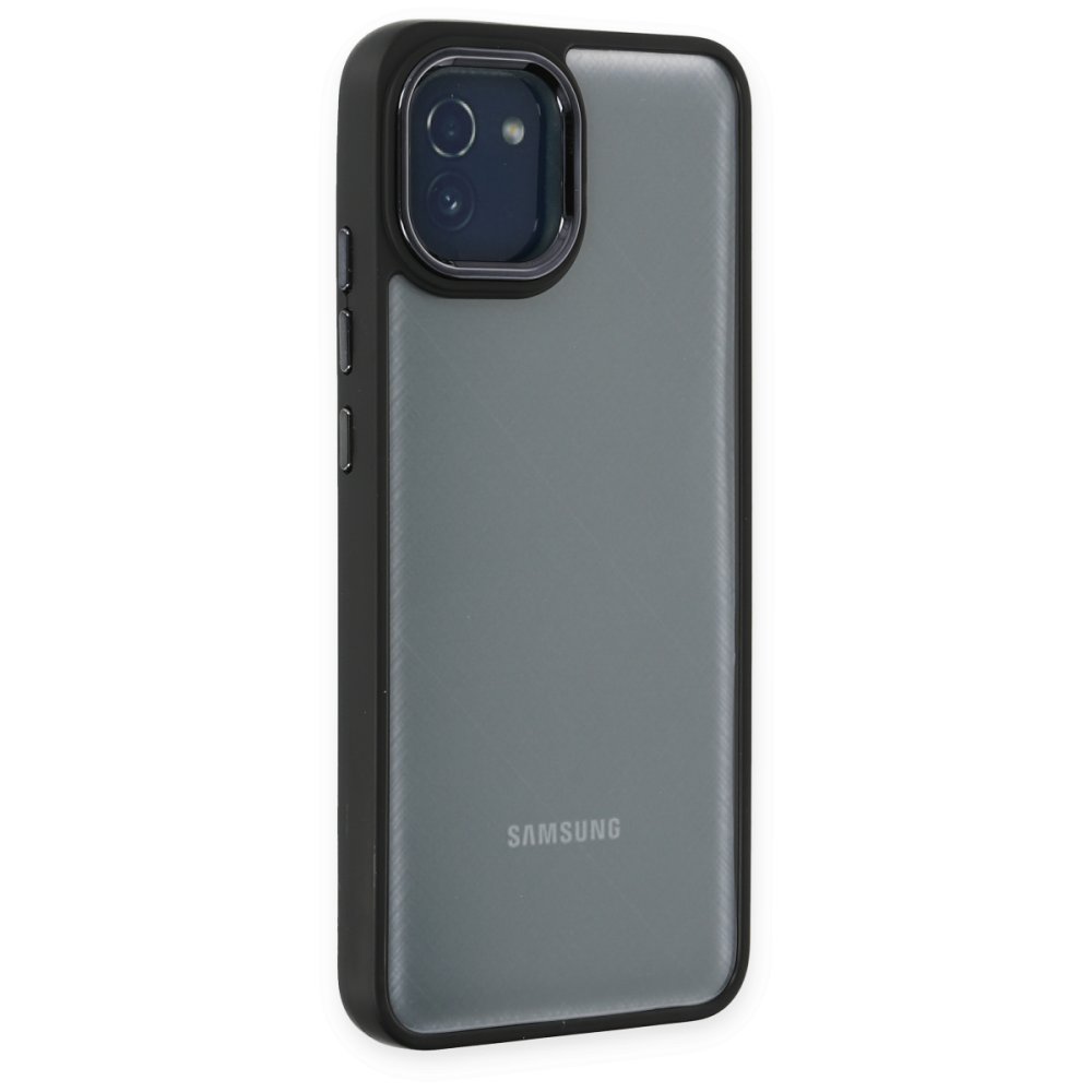  Samsung Galaxy A03 Kılıf Dora Kapak - Siyah