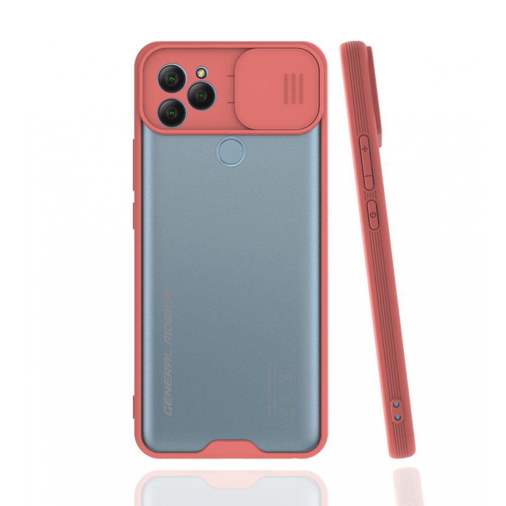  General Mobile GM 22 Kılıf Platin Kamera Koruma Silikon - Pembe