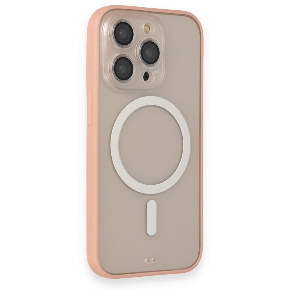 iPhone 14 Pro Kılıf Grand Magneticsafe Kapak - Pembe  iPhone 14 Pro Kılıf Grand Magneticsafe Kapak - Pembe