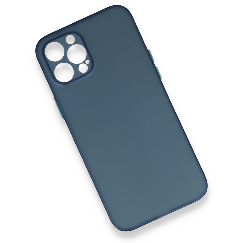  iPhone 12 Pro Max Kılıf PP Ultra İnce Kapak - Mavi