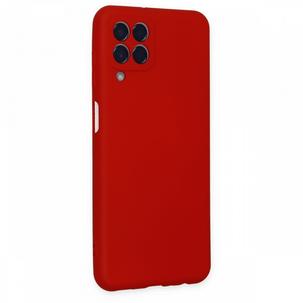  Samsung Galaxy M33 Kılıf Nano içi Kadife Silikon - Kırmızı