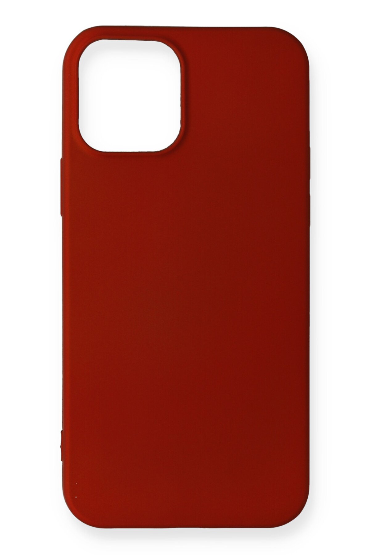  iPhone 12 Pro Kılıf First Silikon - Bordo
