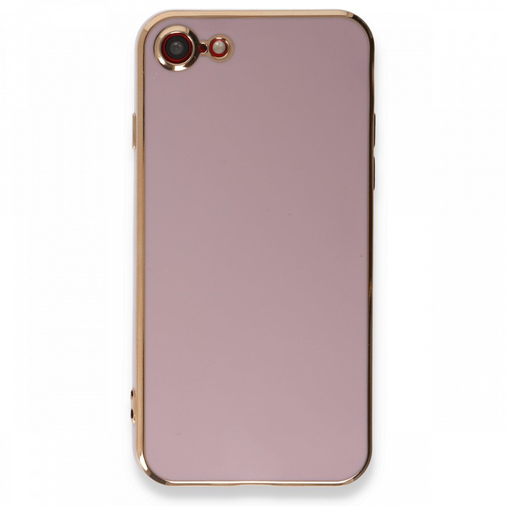  iPhone 8 Kılıf Volet Silikon - Mor