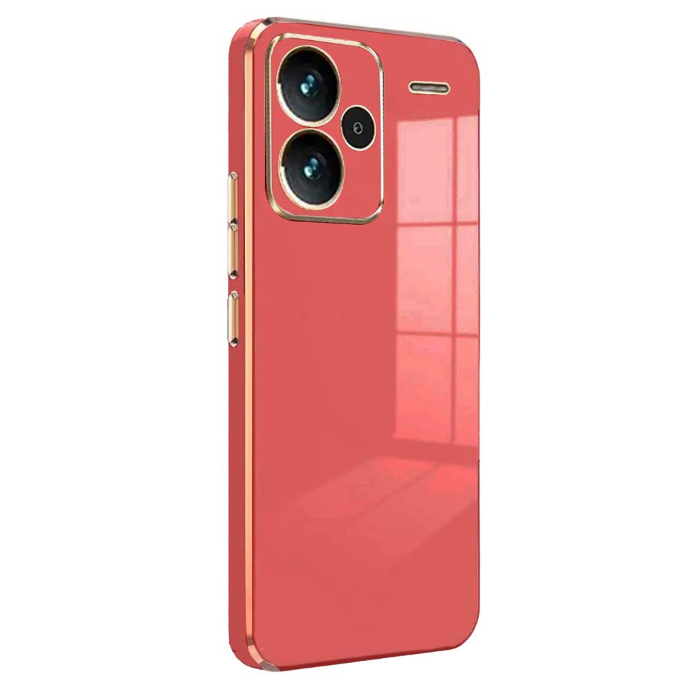 Redmi Note 13 Pro Plus Kılıf Volet Silikon - Kırmızı Redmi Note 13 Pro Plus Kılıf Volet Silikon - Kırmızı